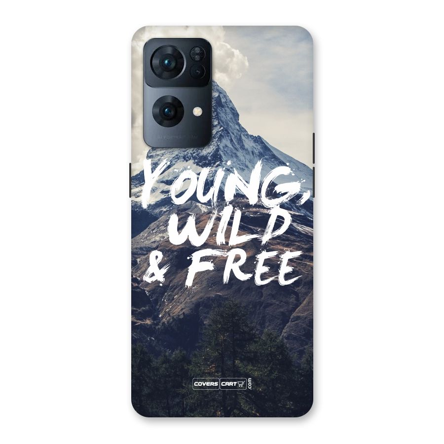 Young Wild and Free Back Case for Oppo Reno7 Pro 5G