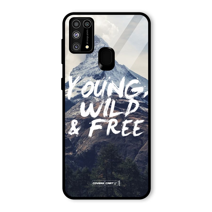 Young Wild and Free Glass Back Case for Galaxy F41
