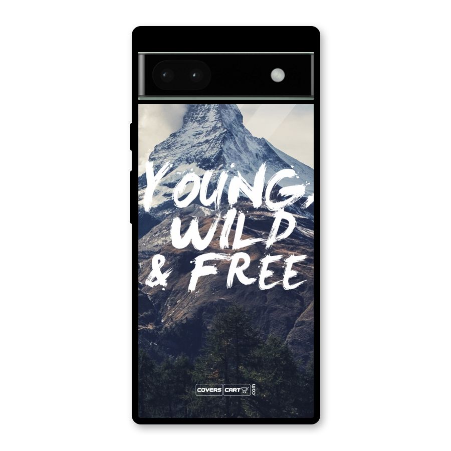 Young Wild and Free Glass Back Case for Google Pixel 6a