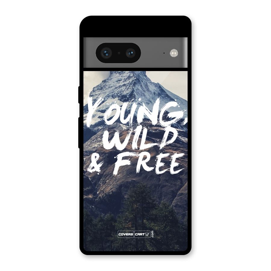 Young Wild and Free Glass Back Case for Google Pixel 7