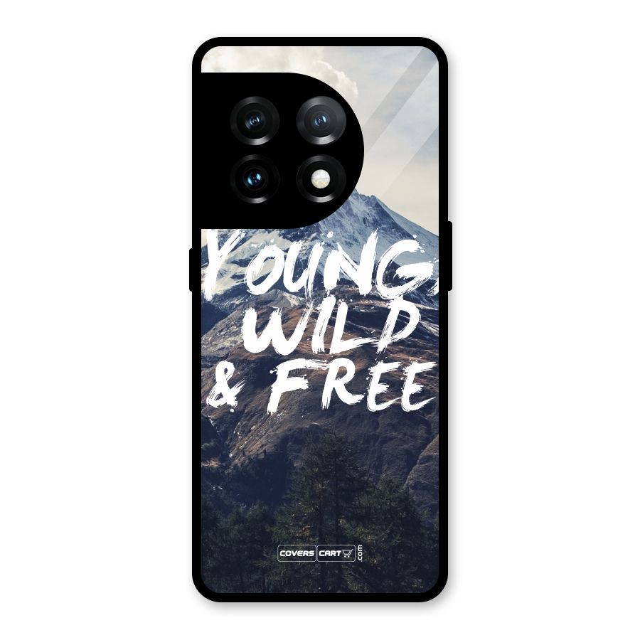 Young Wild and Free Glass Back Case for OnePlus 11