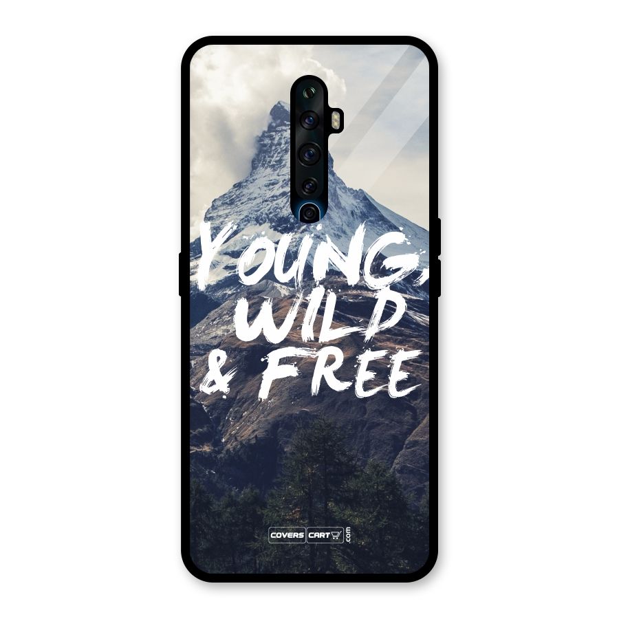 Young Wild and Free Glass Back Case for Oppo Reno2 Z