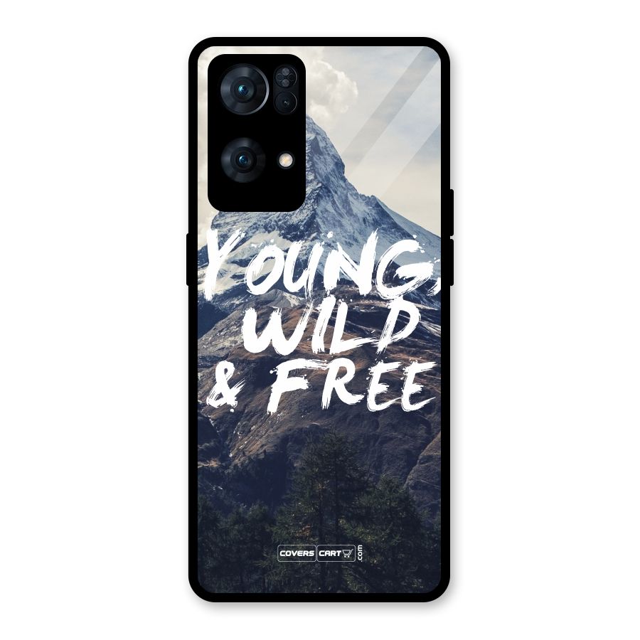 Young Wild and Free Glass Back Case for Oppo Reno7 Pro 5G