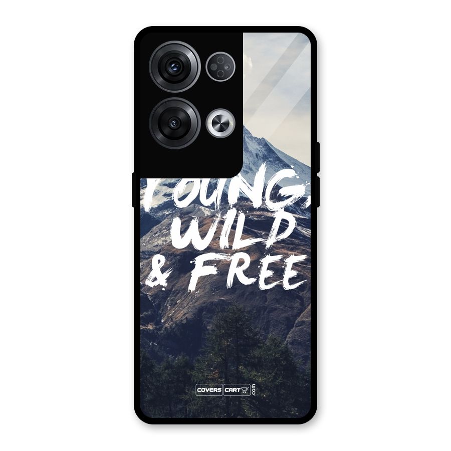Young Wild and Free Glass Back Case for Oppo Reno8 Pro 5G