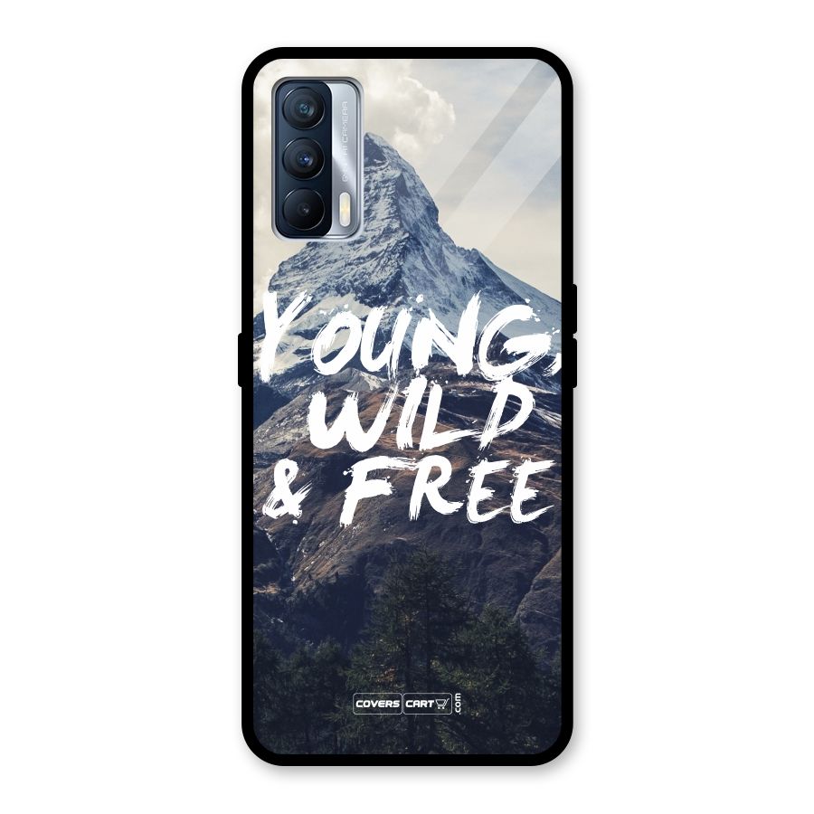 Young Wild and Free Glass Back Case for Realme X7