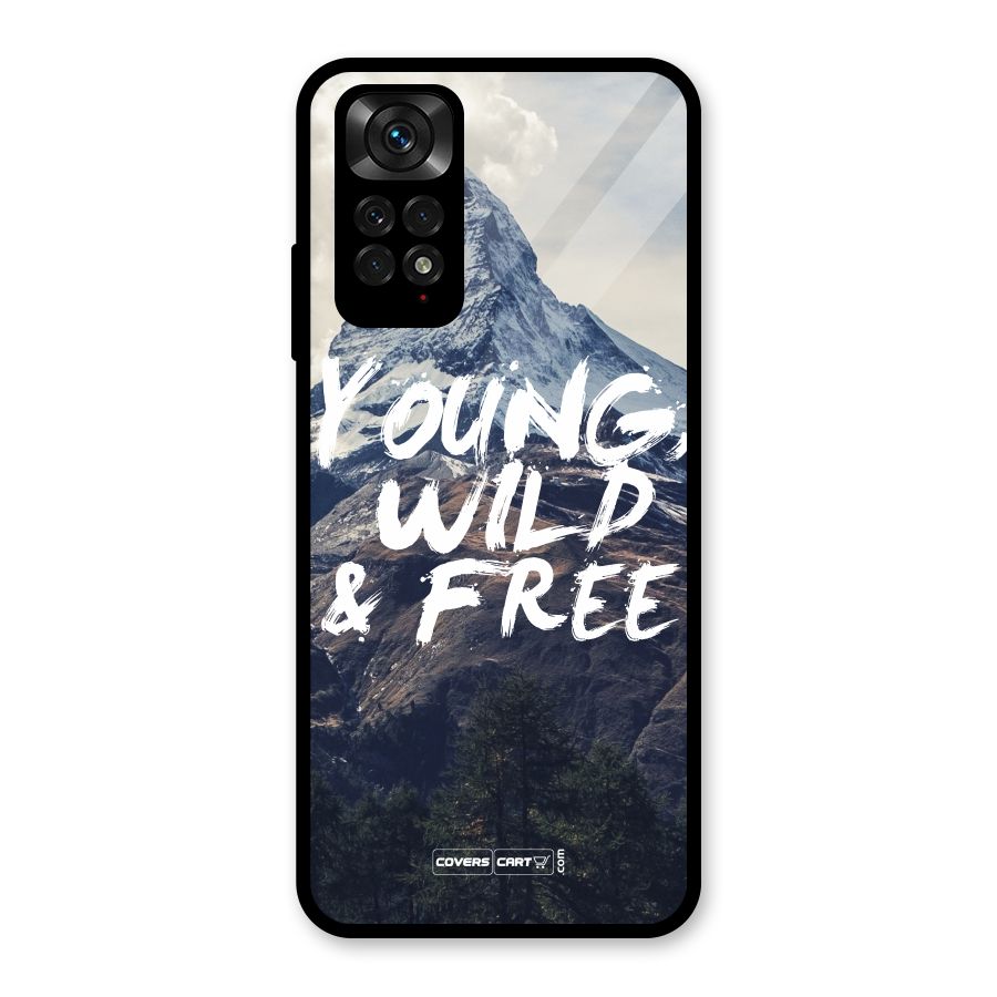 Young Wild and Free Glass Back Case for Redmi Note 11