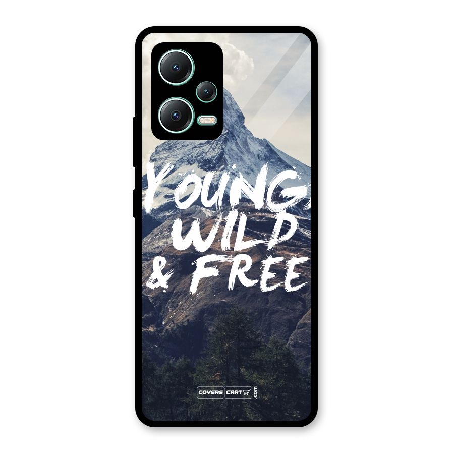 Young Wild and Free Glass Back Case for Redmi Note 12 5G
