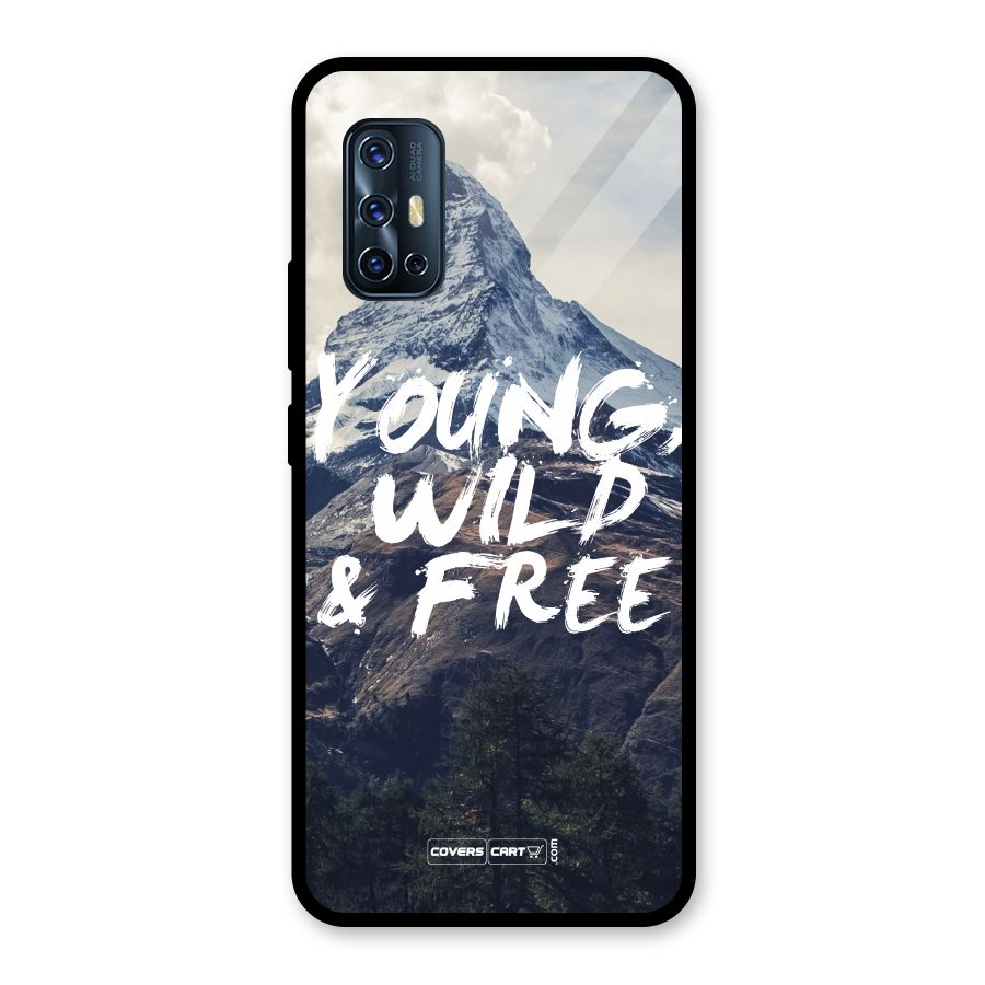 Young Wild and Free Glass Back Case for Vivo V17