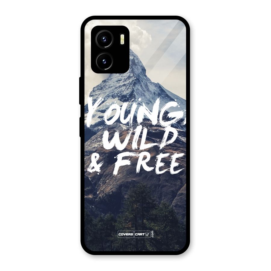 Young Wild and Free Glass Back Case for Vivo Y15s