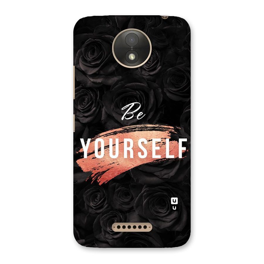 Yourself Shade Back Case for Moto C Plus