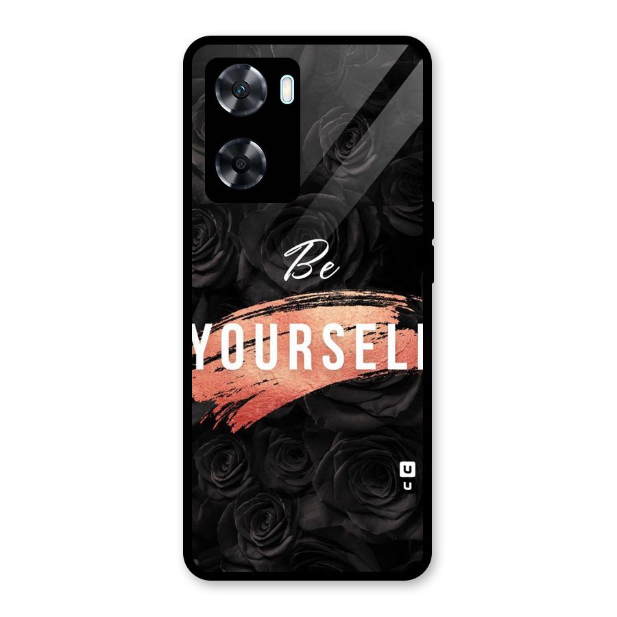 Yourself Shade Glass Back Case for Oppo A77