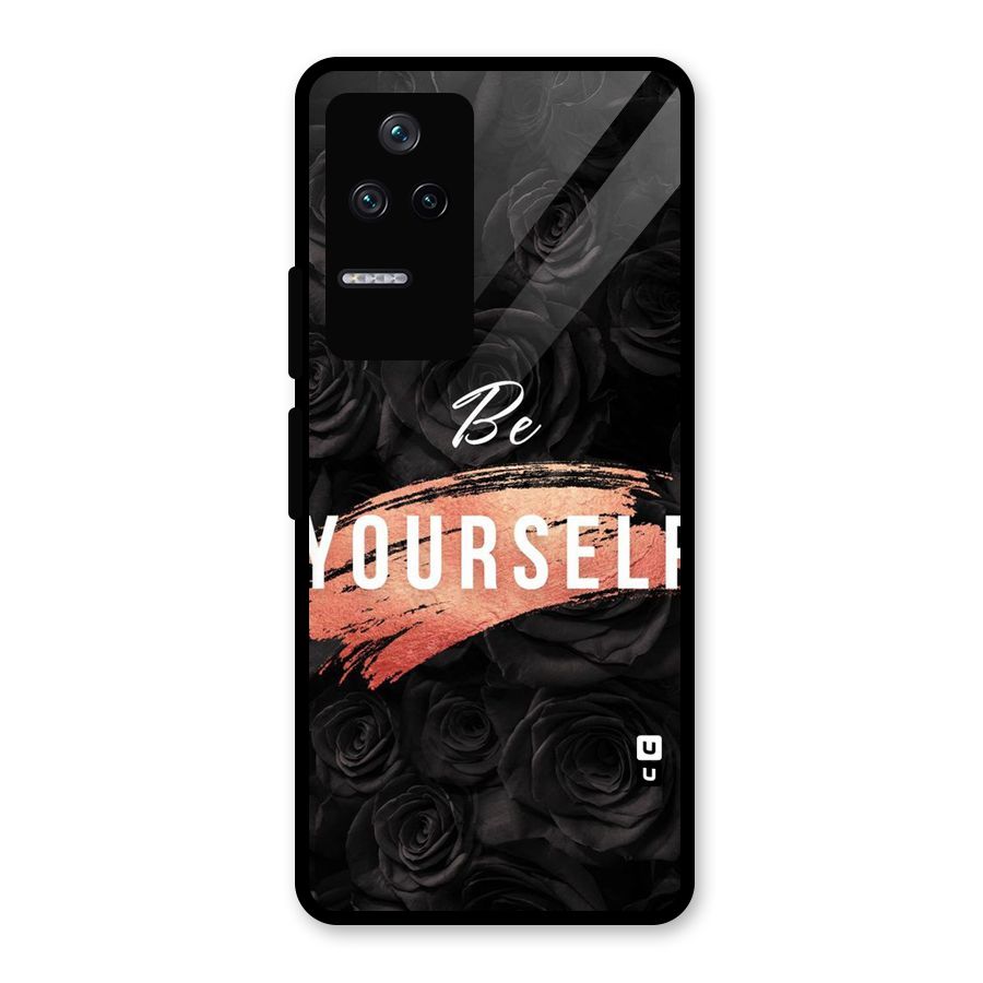 Yourself Shade Glass Back Case for Poco F4 5G