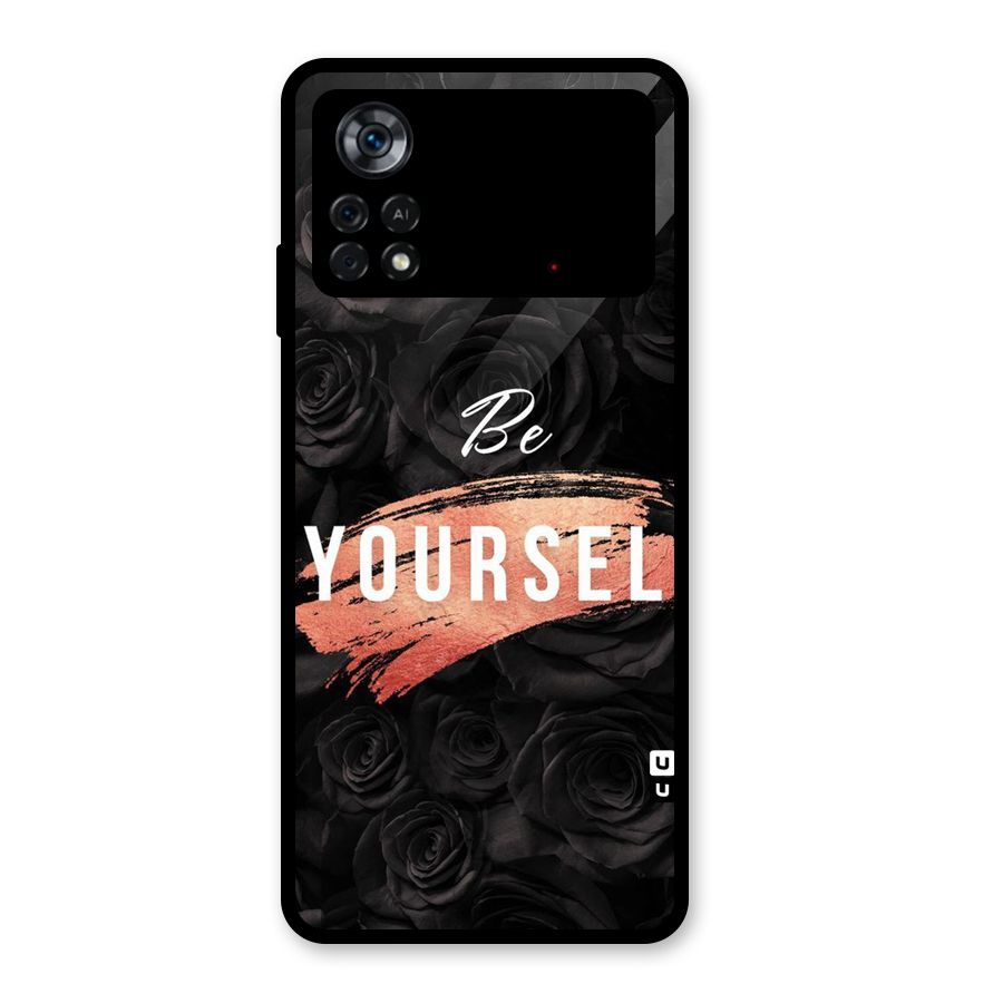 Yourself Shade Glass Back Case for Poco X4 Pro 5G