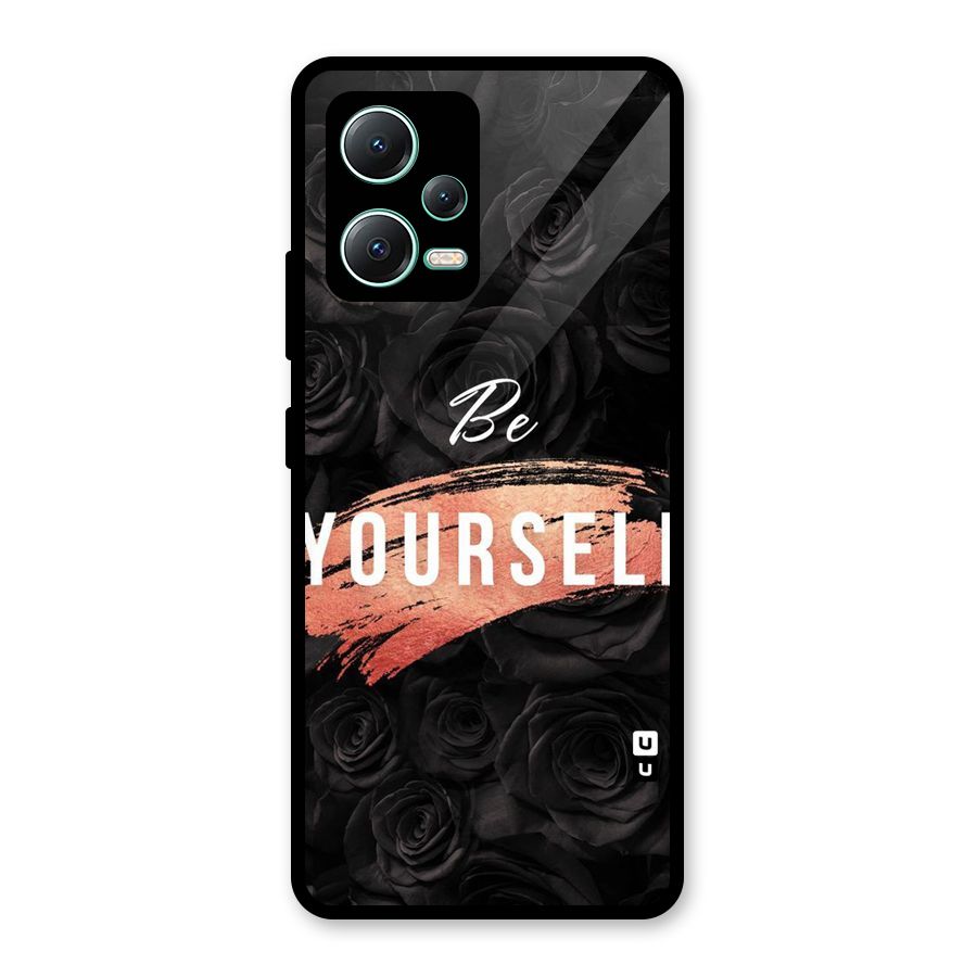 Yourself Shade Glass Back Case for Redmi Note 12 5G