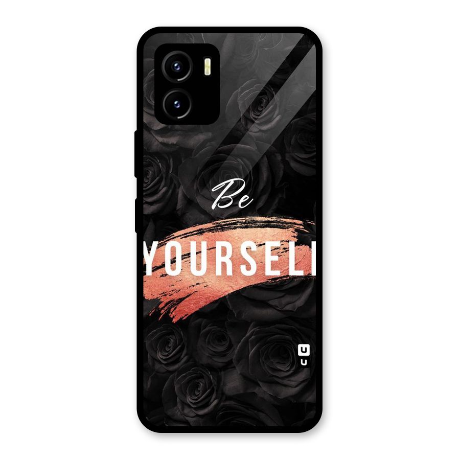 Yourself Shade Glass Back Case for Vivo Y15s