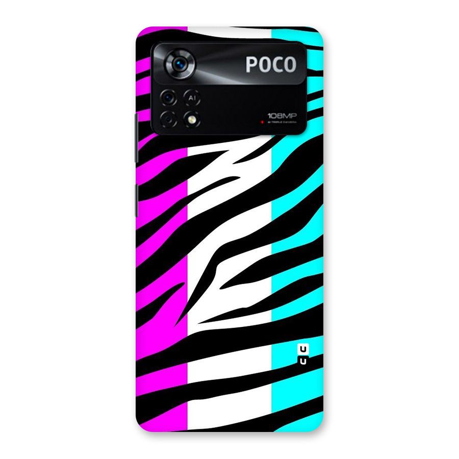 Zebra Texture Back Case for Poco X4 Pro 5G