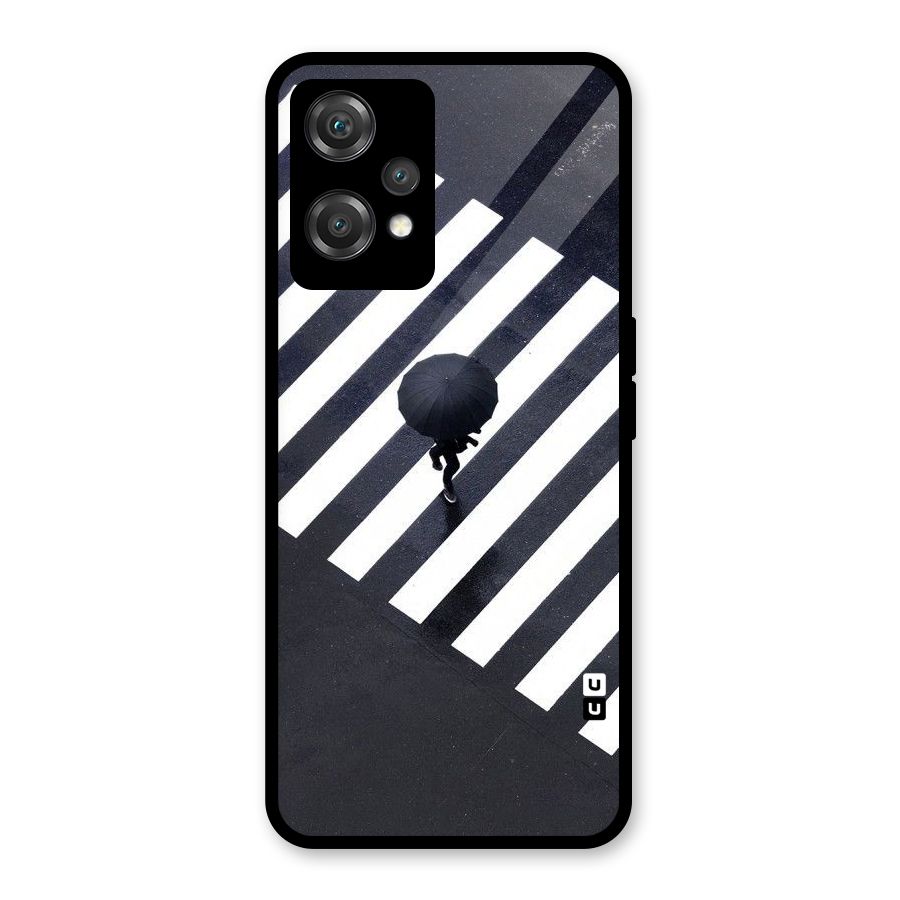 Zebra Walking Glass Back Case for OnePlus Nord CE 2 Lite 5G