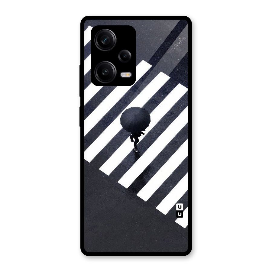 Zebra Walking Glass Back Case for Redmi Note 12 Pro