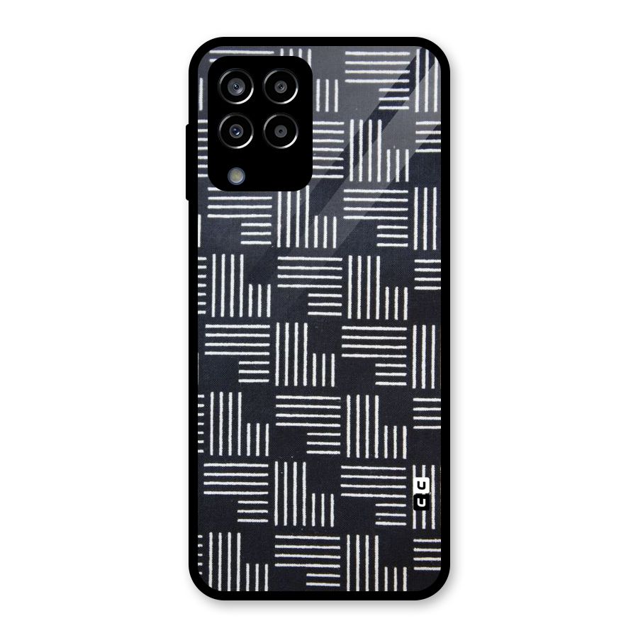 Zig Zag Hierarchy Glass Back Case for Galaxy M33