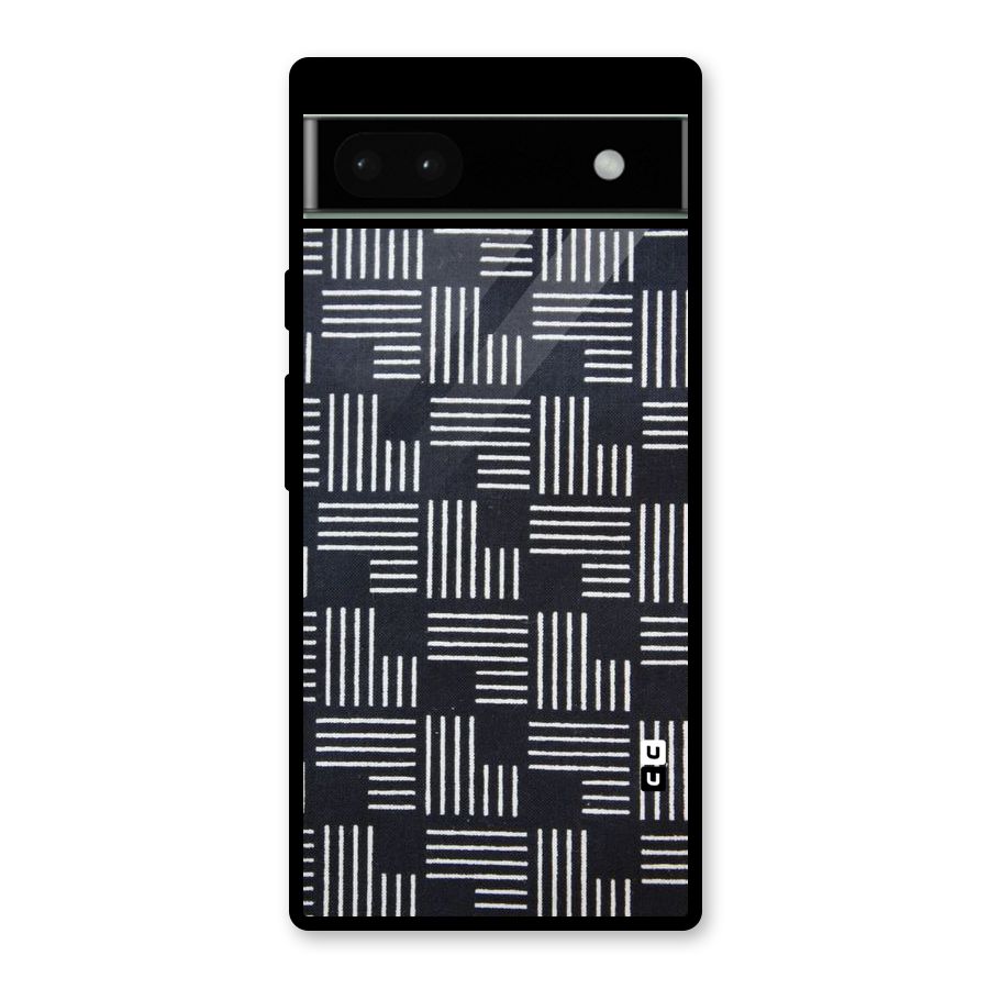 Zig Zag Hierarchy Glass Back Case for Google Pixel 6a