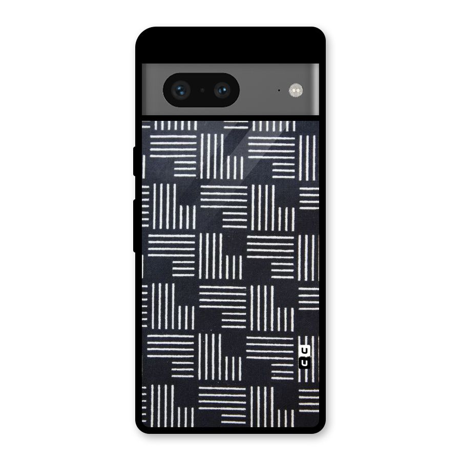 Zig Zag Hierarchy Glass Back Case for Google Pixel 7