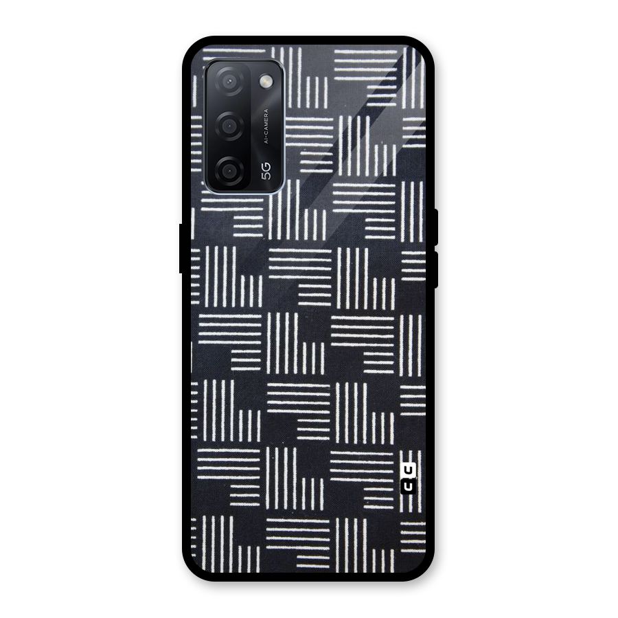 Zig Zag Hierarchy Glass Back Case for Oppo A53s 5G