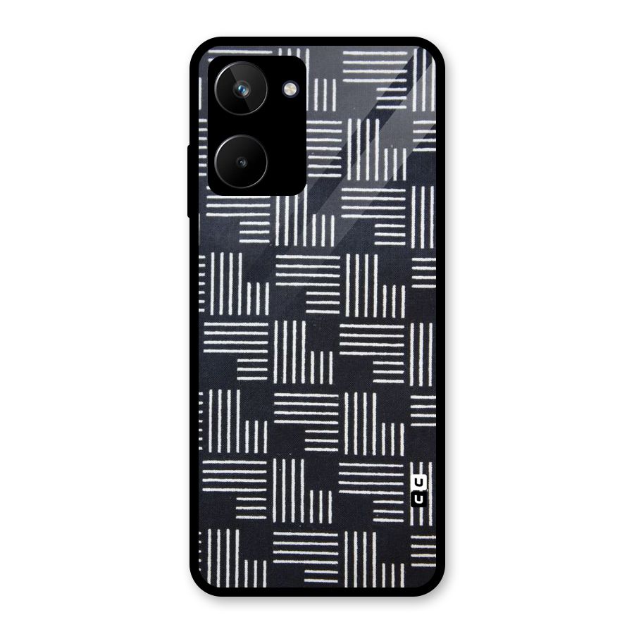 Zig Zag Hierarchy Glass Back Case for Realme 10