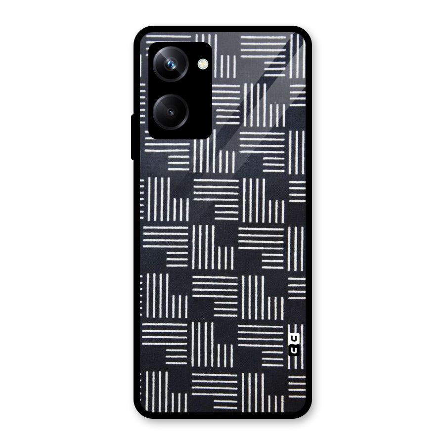 Zig Zag Hierarchy Glass Back Case for Realme 10 Pro