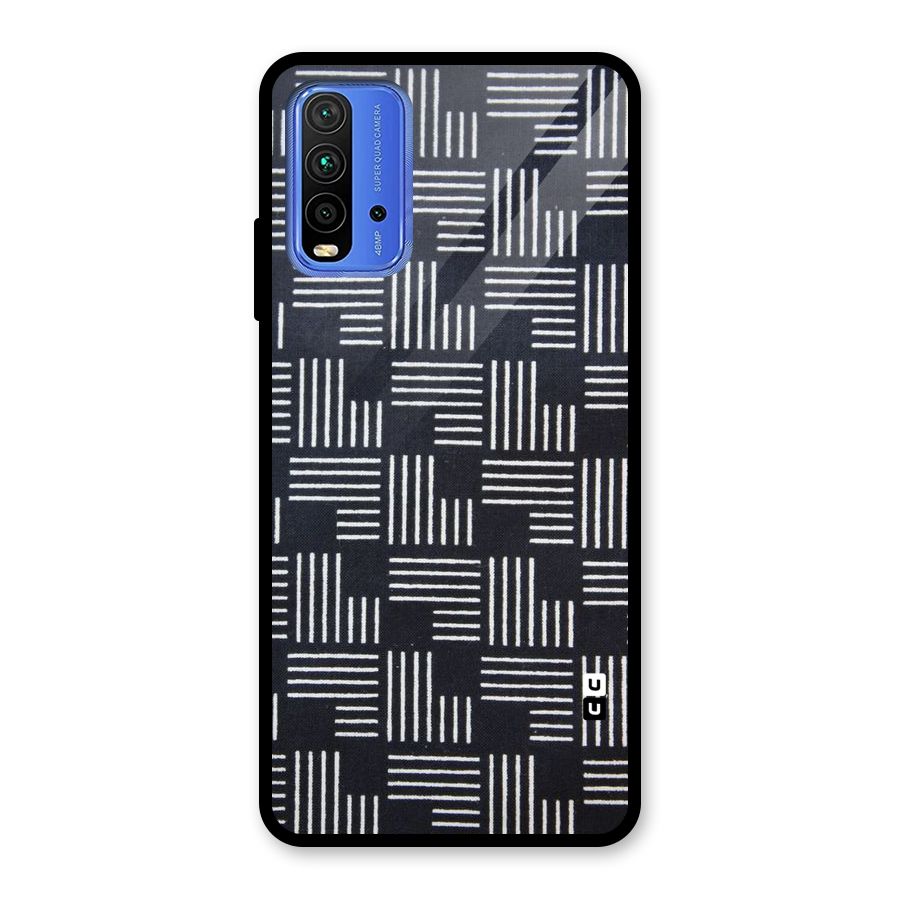Zig Zag Hierarchy Glass Back Case for Redmi 9 Power