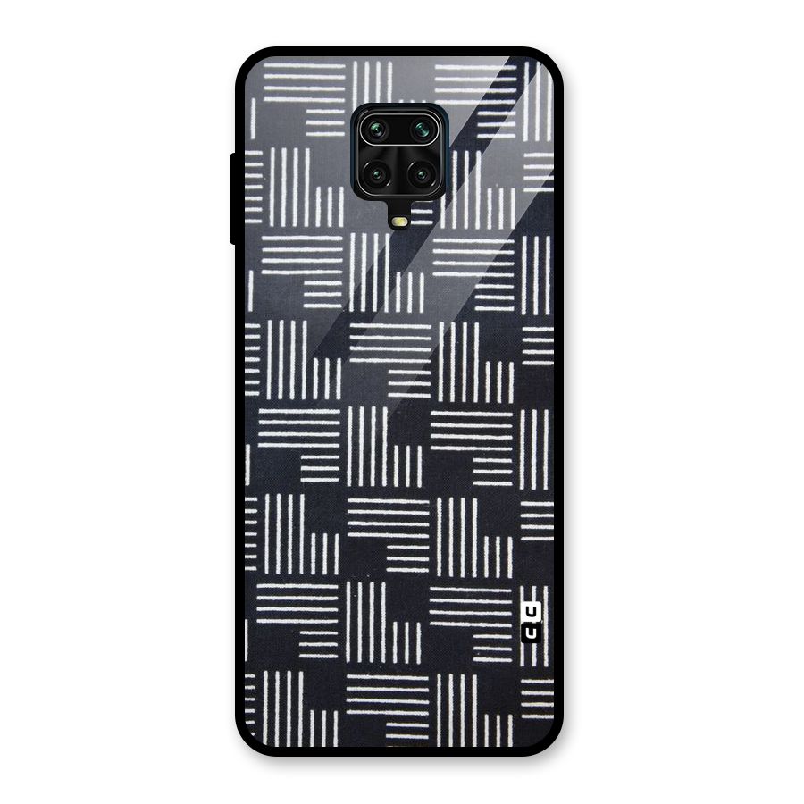 Zig Zag Hierarchy Glass Back Case for Redmi Note 10 Lite