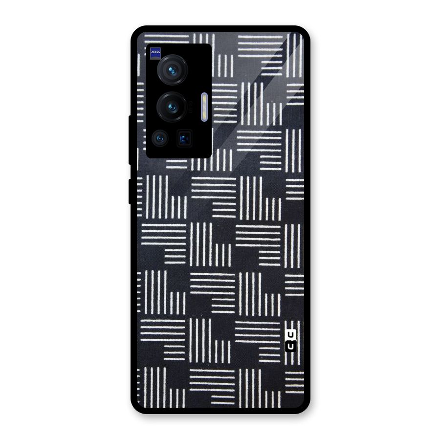Zig Zag Hierarchy Glass Back Case for Vivo X70 Pro