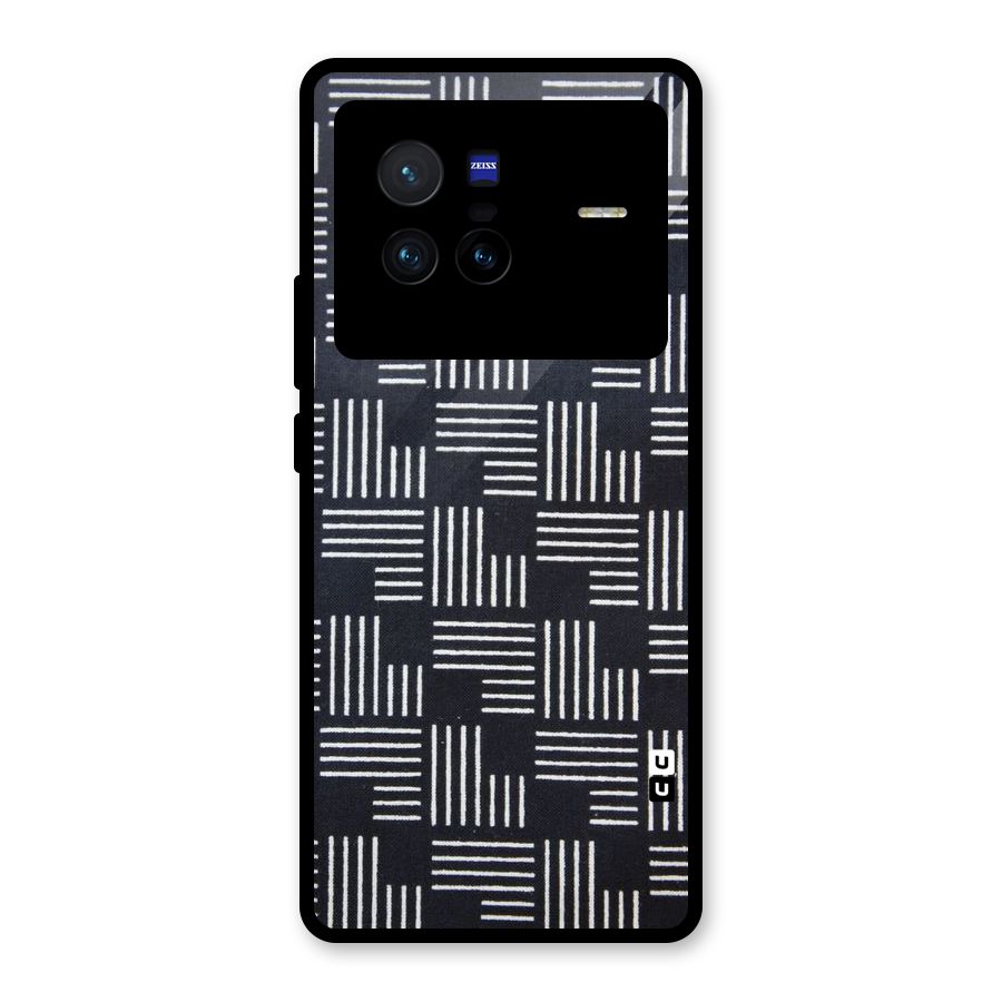 Zig Zag Hierarchy Glass Back Case for Vivo X80