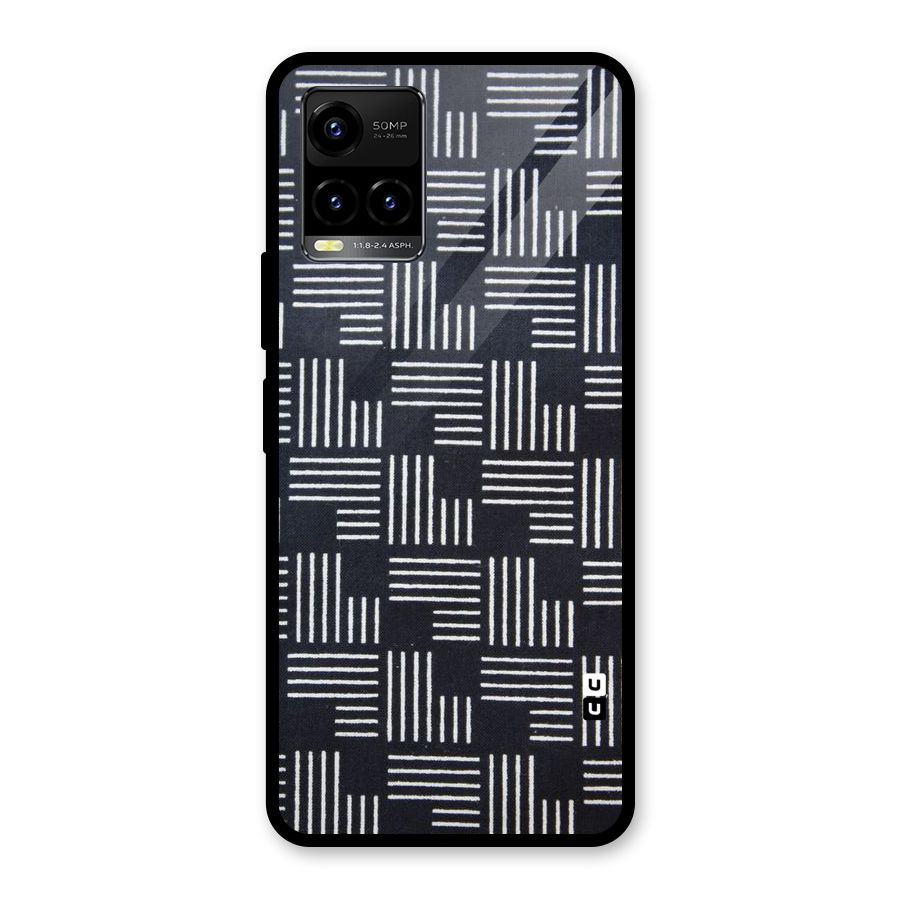 Zig Zag Hierarchy Glass Back Case for Vivo Y21T