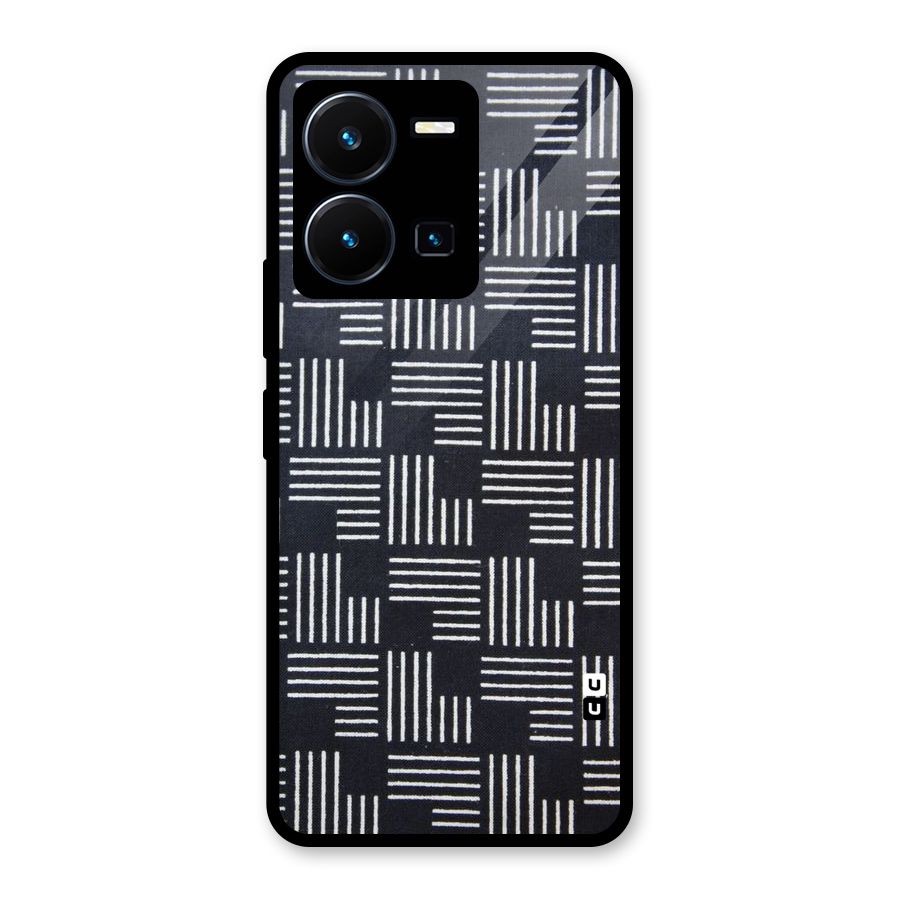 Zig Zag Hierarchy Glass Back Case for Vivo Y35