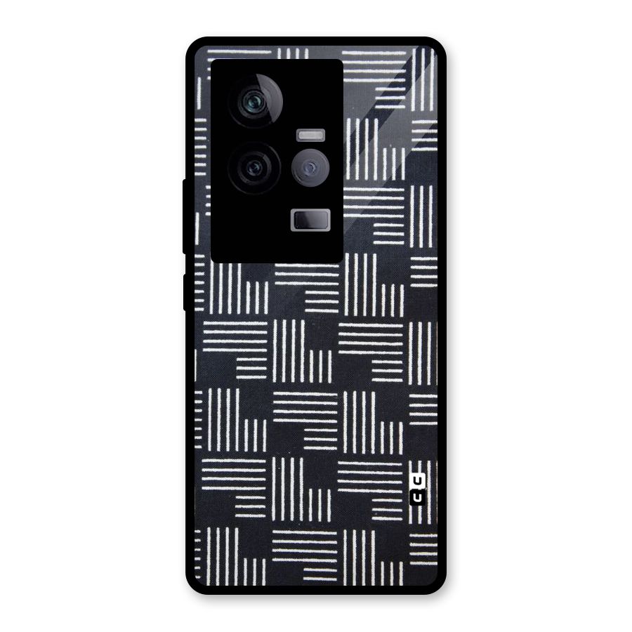 Zig Zag Hierarchy Glass Back Case for Vivo iQOO 11 5G