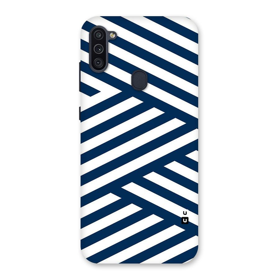 Zip Zap Pattern Back Case for Galaxy M11