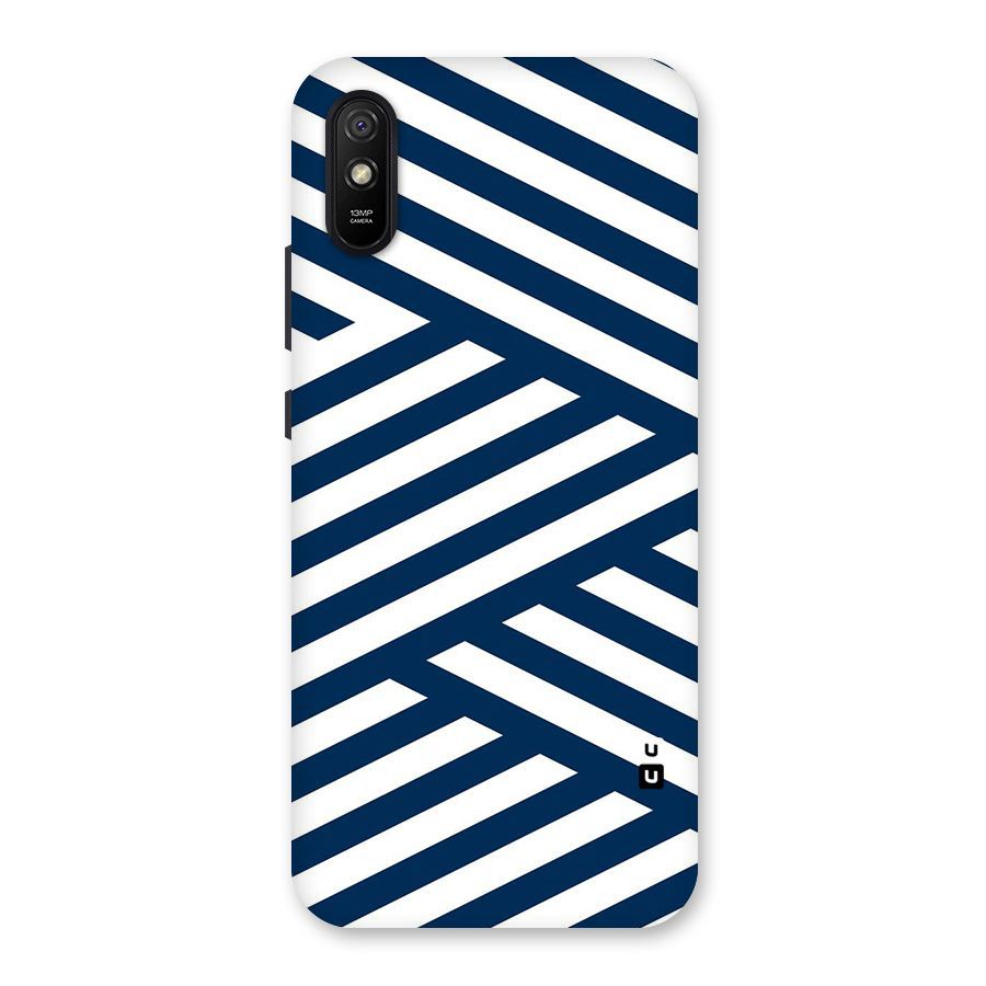 Zip Zap Pattern Back Case for Redmi 9A