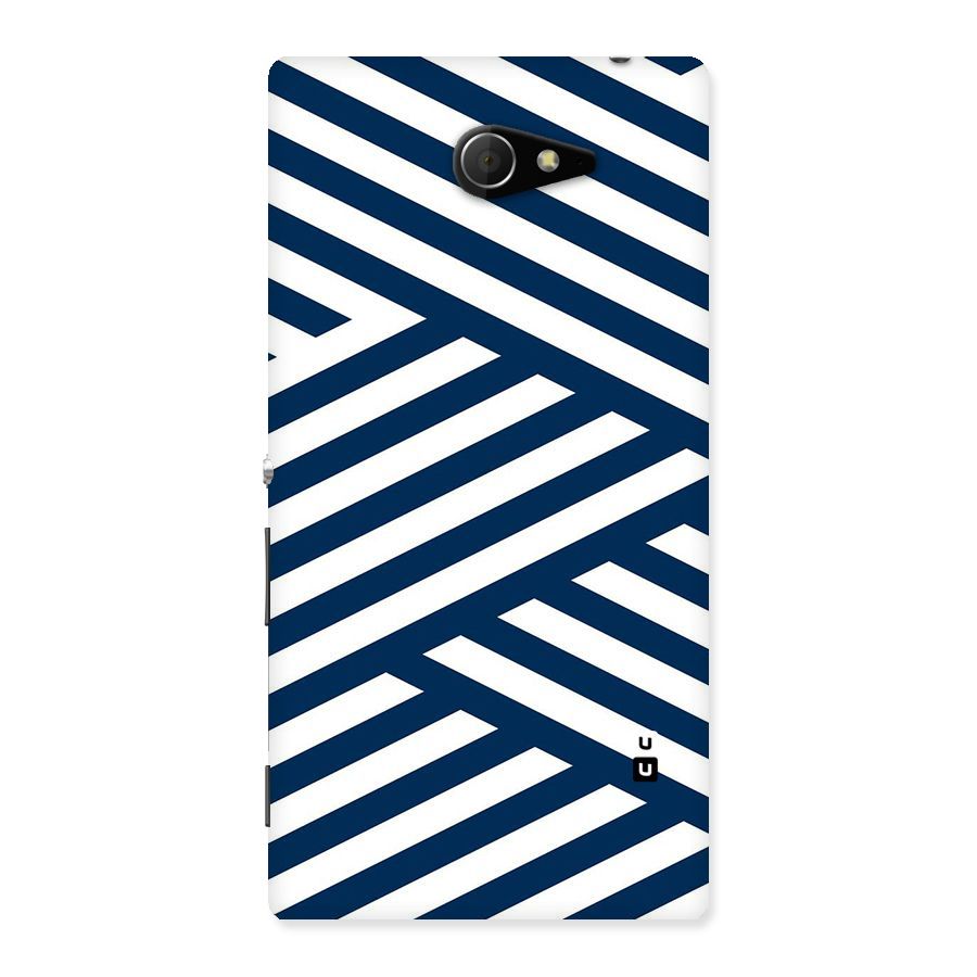 Zip Zap Pattern Back Case for Sony Xperia M2