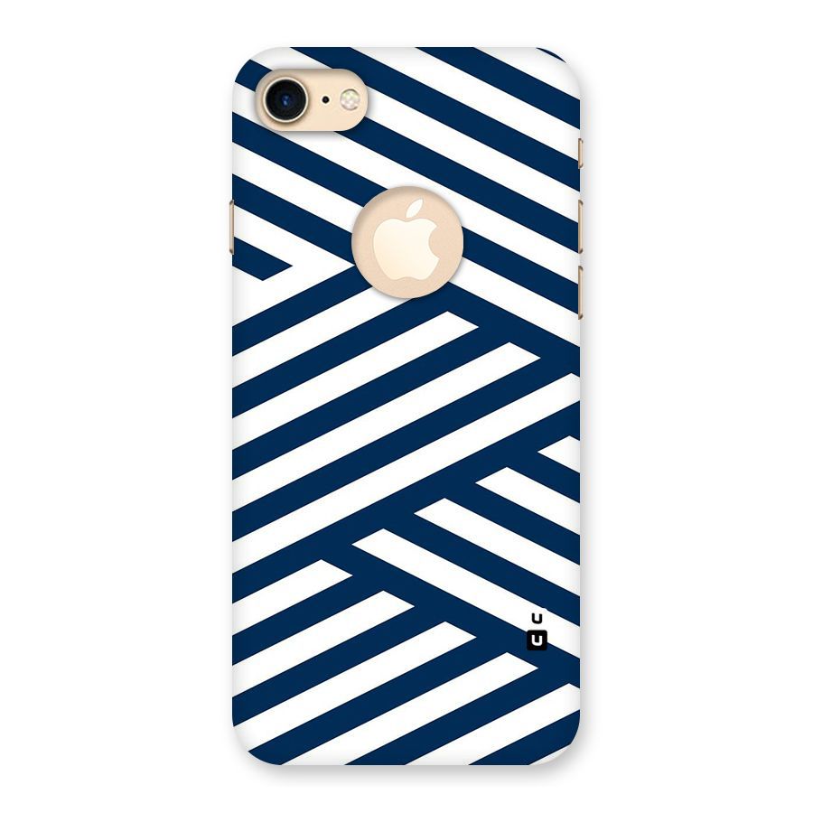 Zip Zap Pattern Back Case for iPhone 7 Logo Cut