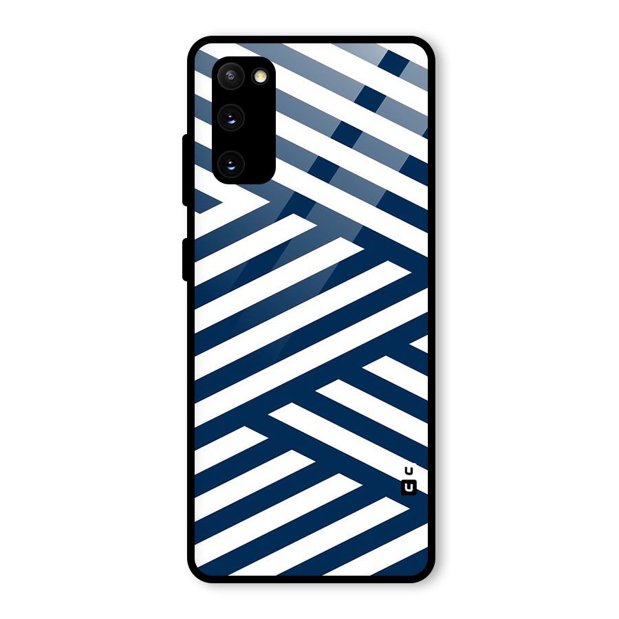 Zip Zap Pattern Glass Back Case for Galaxy S20 FE 5G