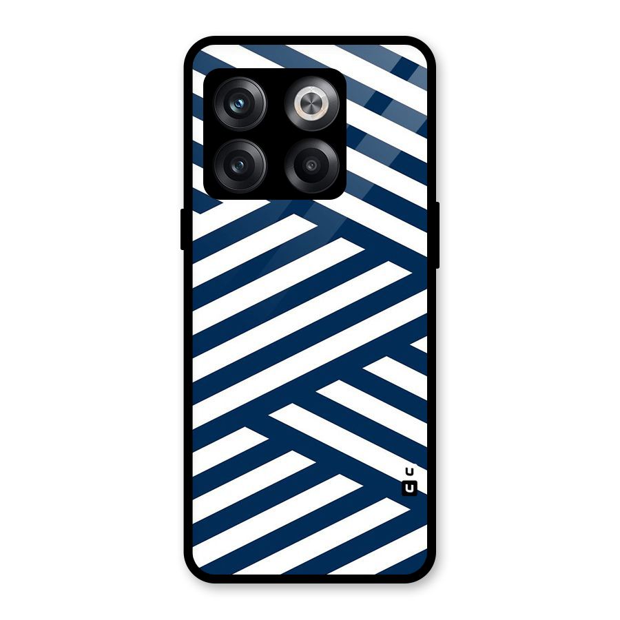 Zip Zap Pattern Glass Back Case for OnePlus 10T