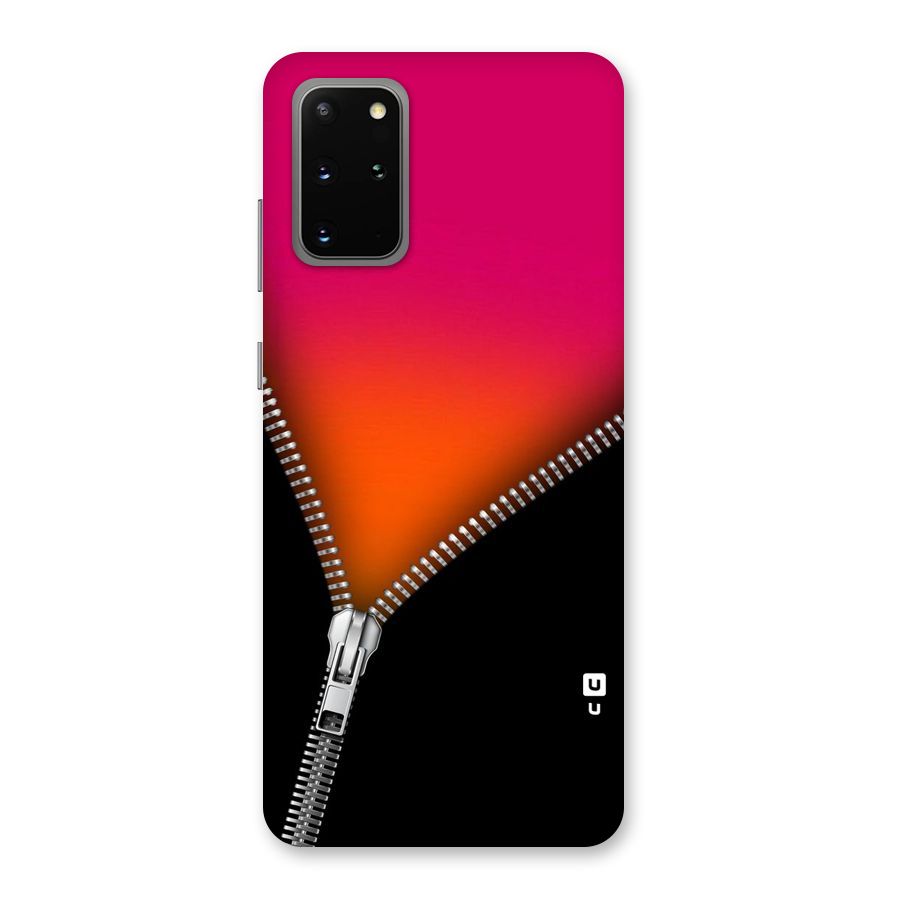 Zipper Print Back Case for Galaxy S20 Plus