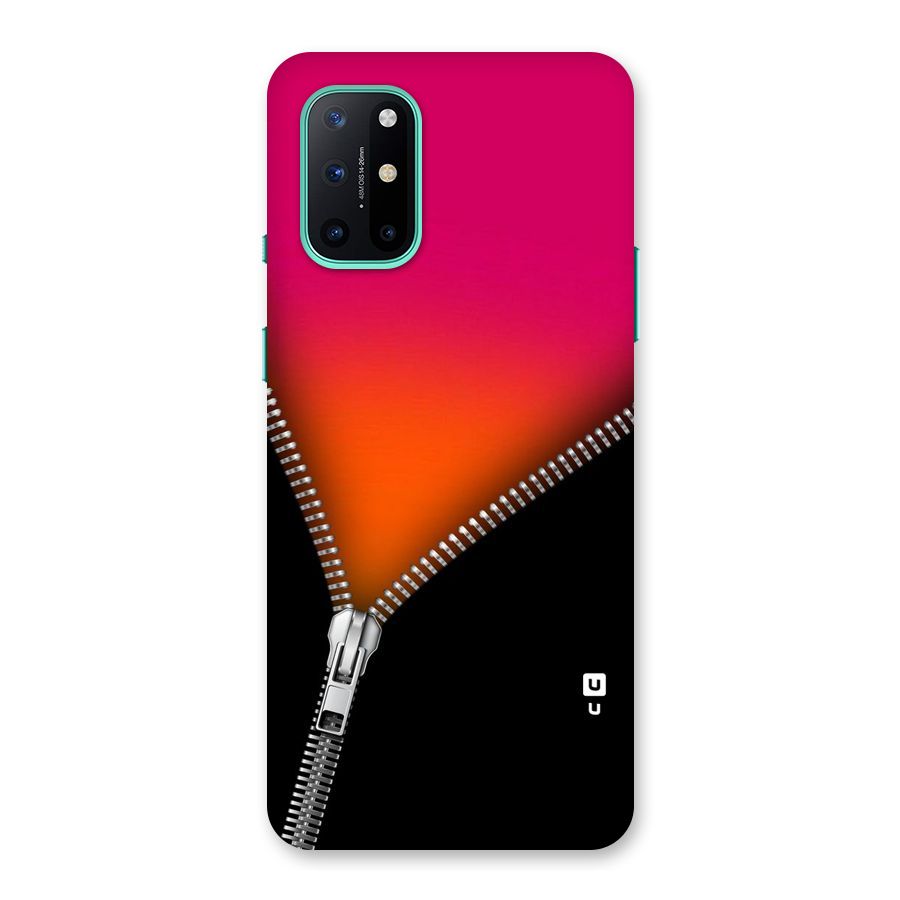 Zipper Print Back Case for OnePlus 8T