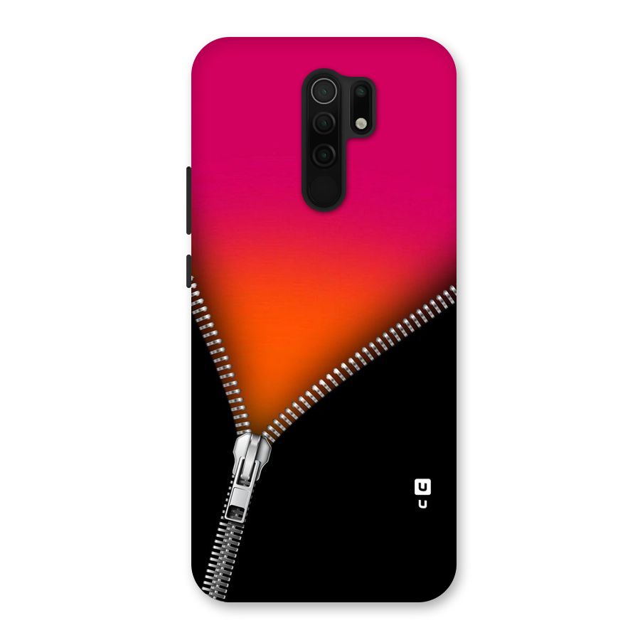 Zipper Print Back Case for Poco M2