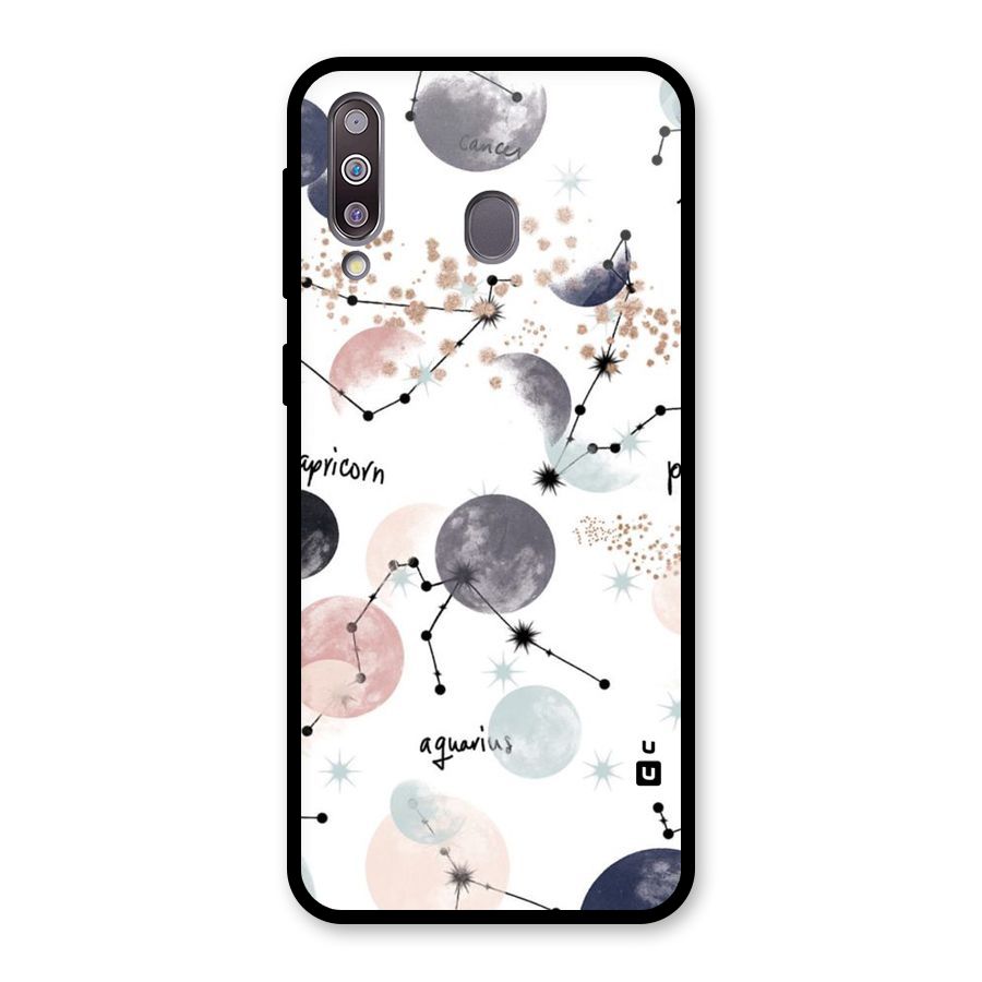 Zodiac Glass Back Case for Galaxy M30