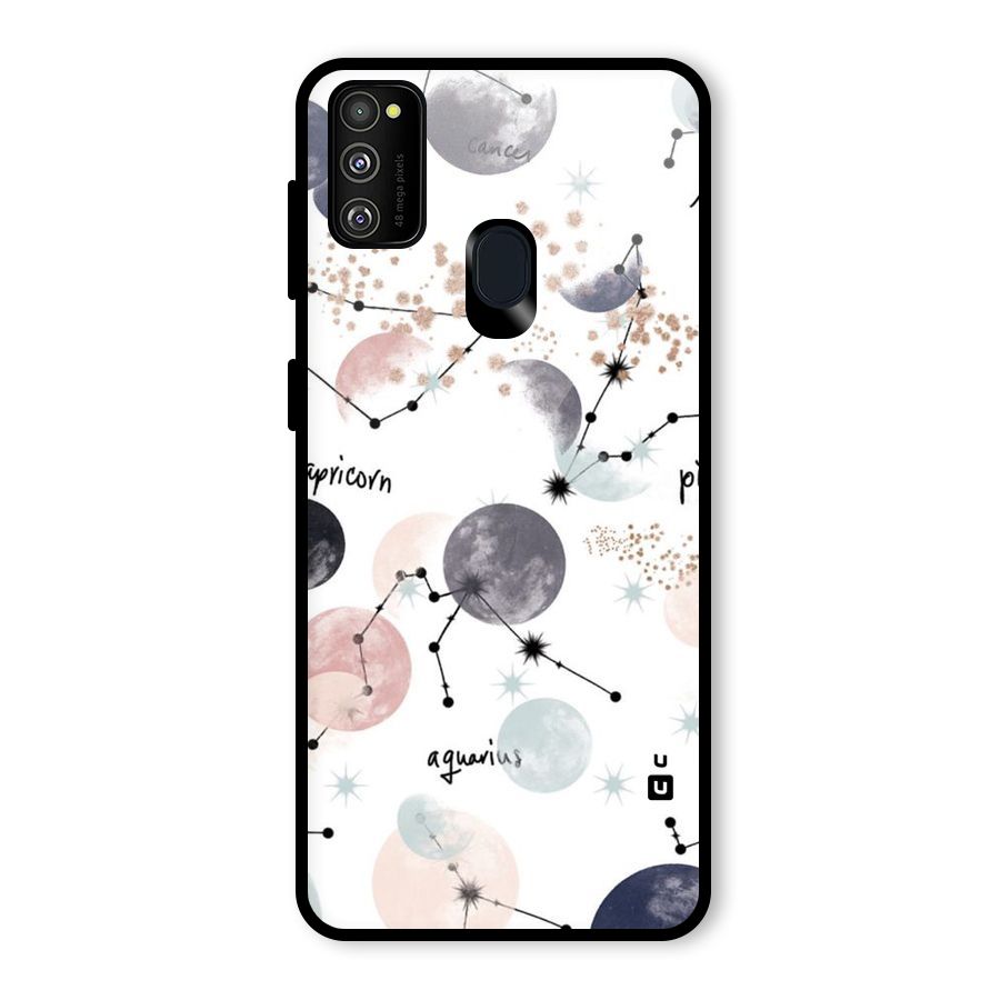 Zodiac Glass Back Case for Galaxy M30s