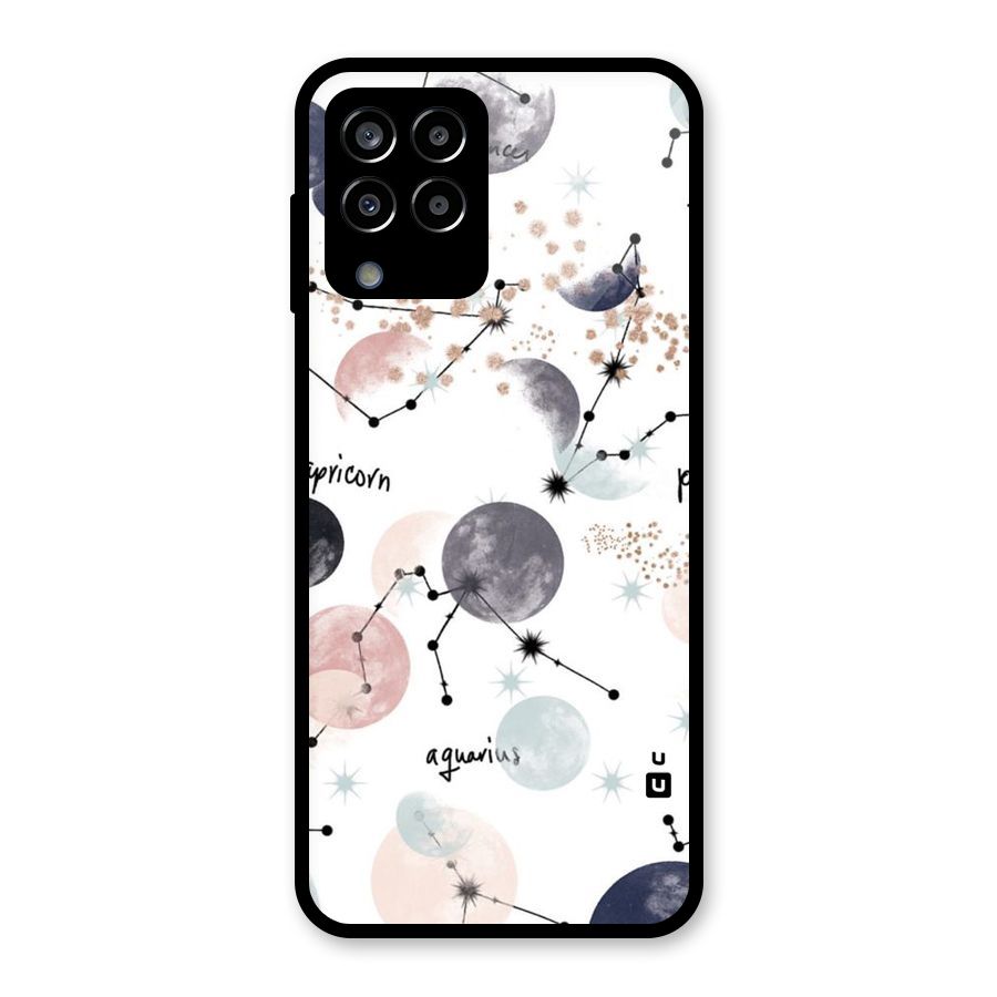 Zodiac Glass Back Case for Galaxy M33
