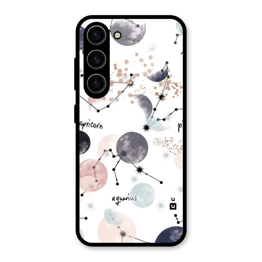 Zodiac Glass Back Case for Galaxy S23