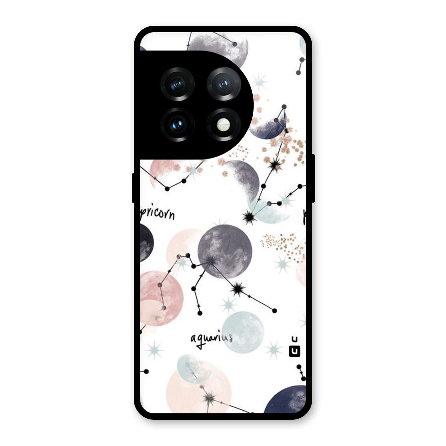 Zodiac Glass Back Case for OnePlus 11