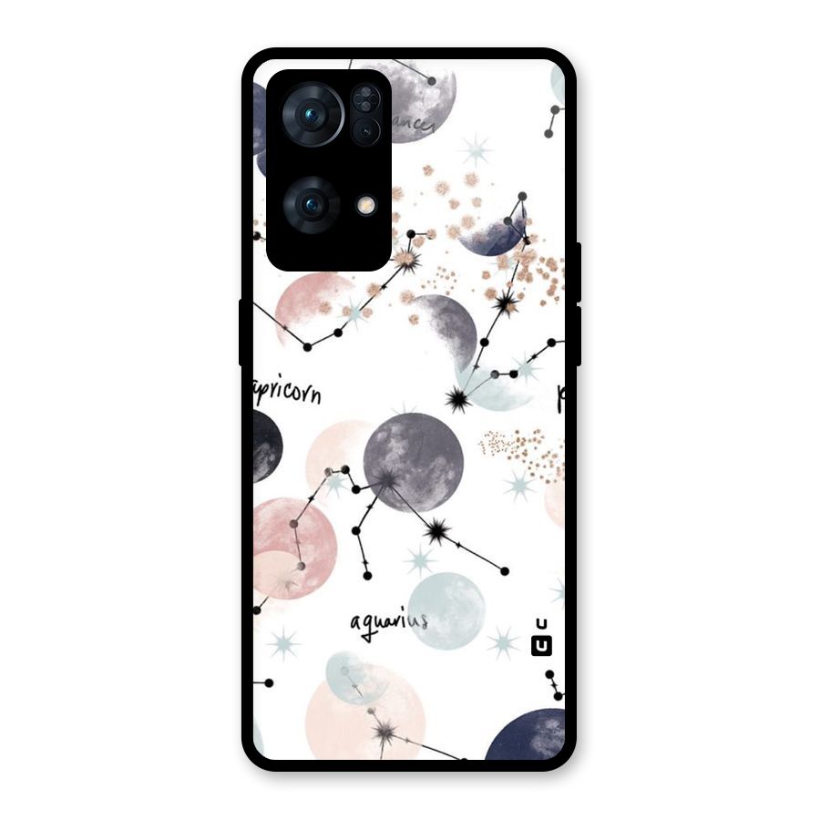 Zodiac Glass Back Case for Oppo Reno7 Pro 5G